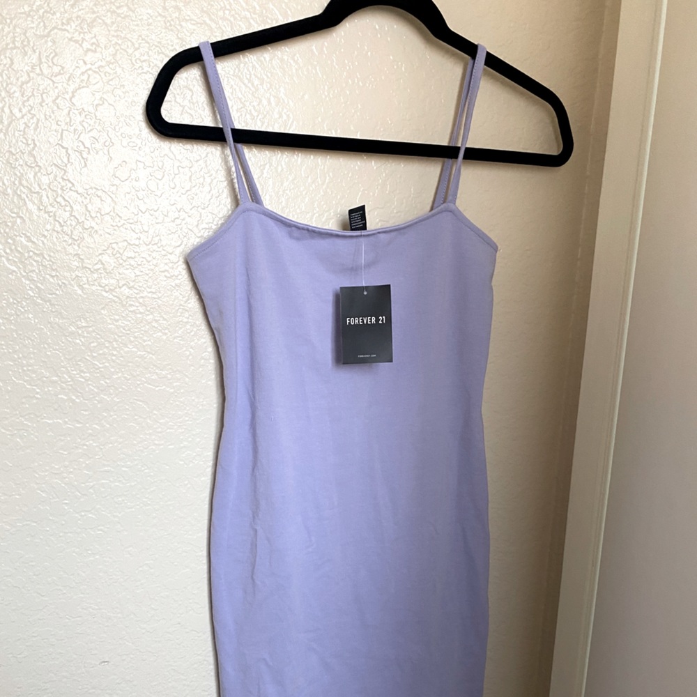 Lilac spaghetti strap dress